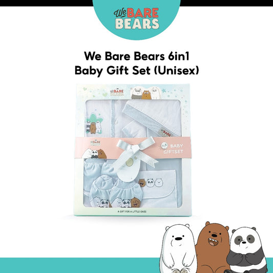 We Bare Bears 6in1 Unisex Newborn Baby Gift Set Box 30106 30107