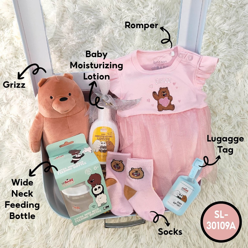 We Bare Bears 5in1 Premium Baby Girl Gift Set [0-6M]