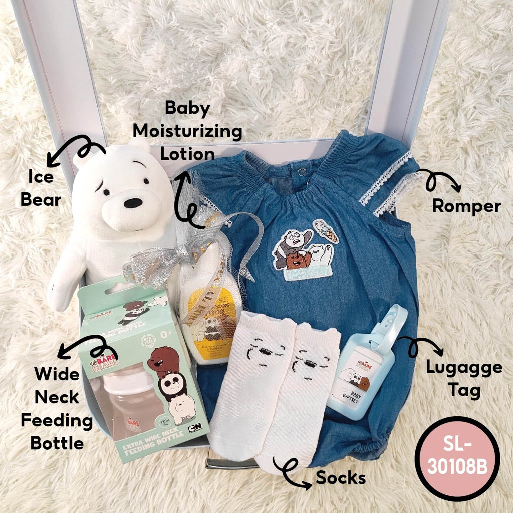 We Bare Bears 5in1 Premium Baby Girl Gift Set [0-6M]