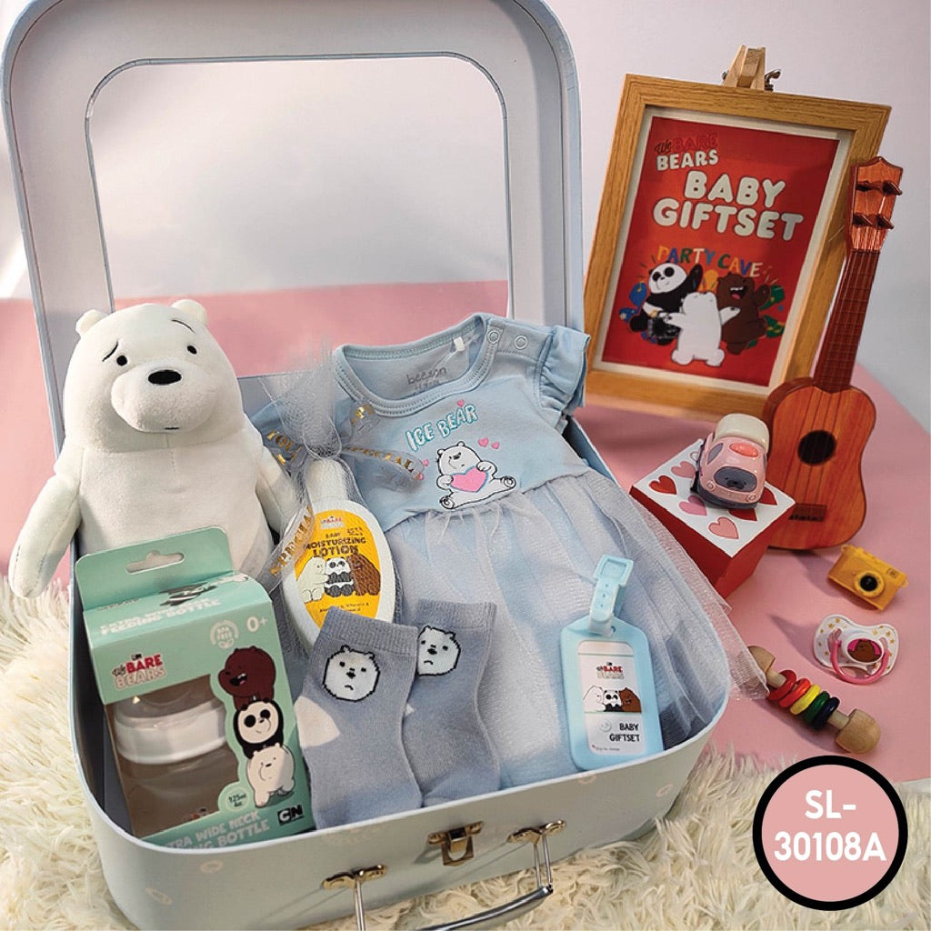 We Bare Bears 5in1 Premium Baby Girl Gift Set [0-6M]