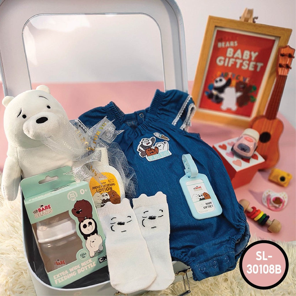 We Bare Bears 5in1 Premium Baby Girl Gift Set [0-6M]