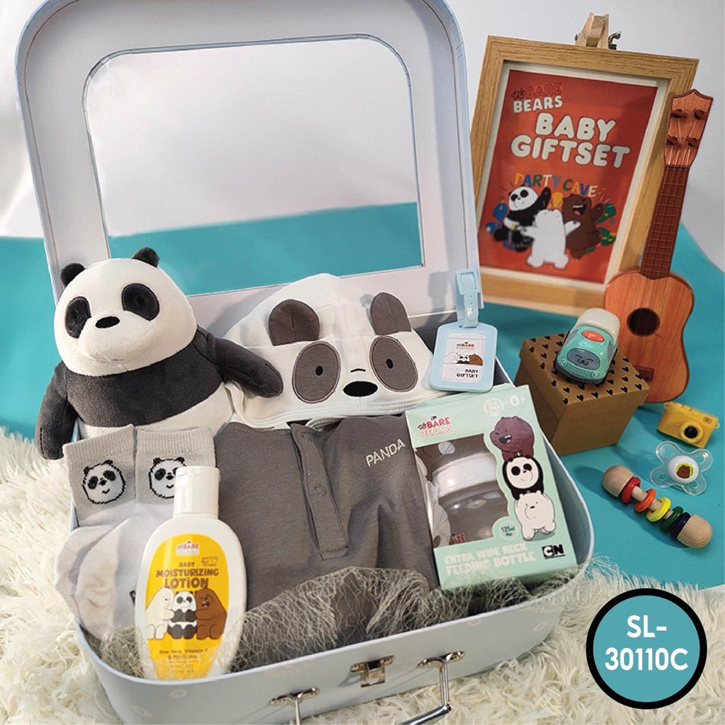 We Bare Bears 5in1 Unisex Premium Baby Gift Set [0-6M]