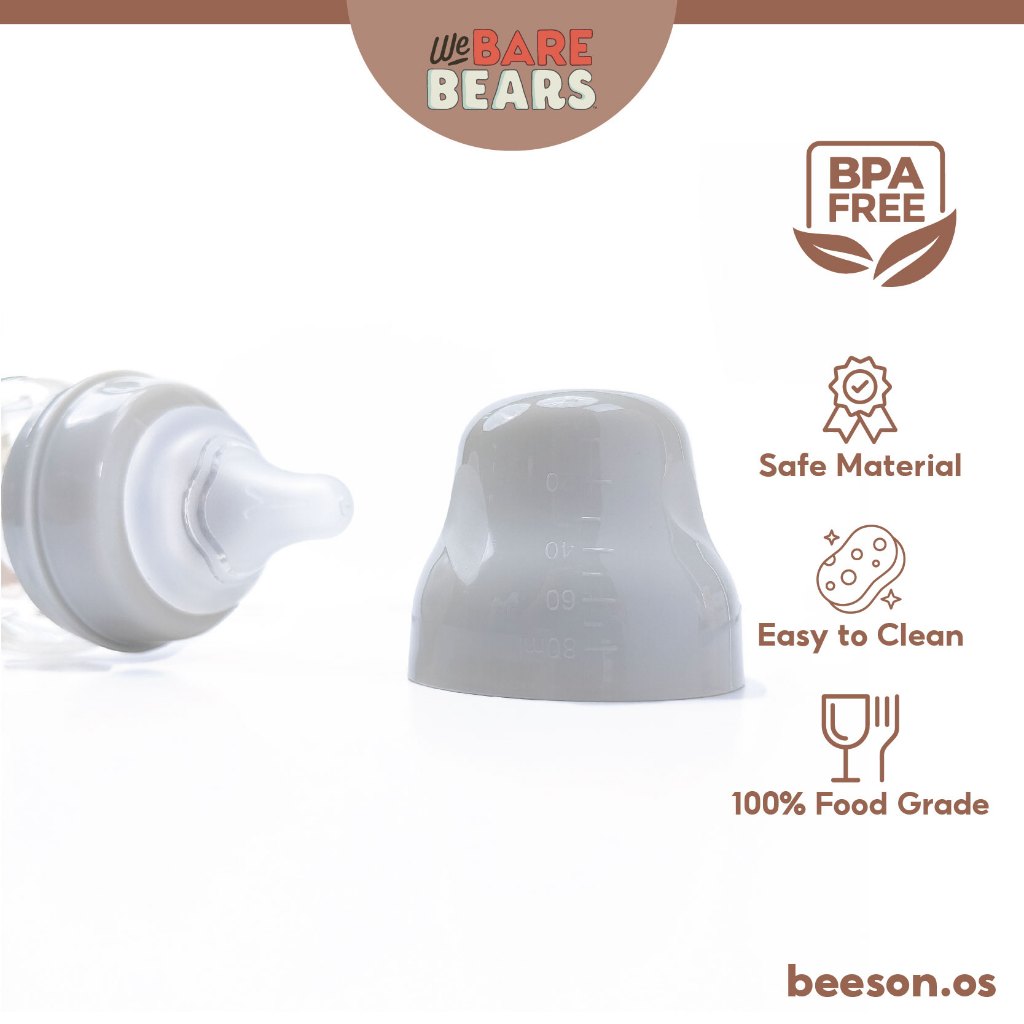 We Bare Bears 8oz/240ml Ultra Premium PPSU Wide Neck Feeding Bottle 30449