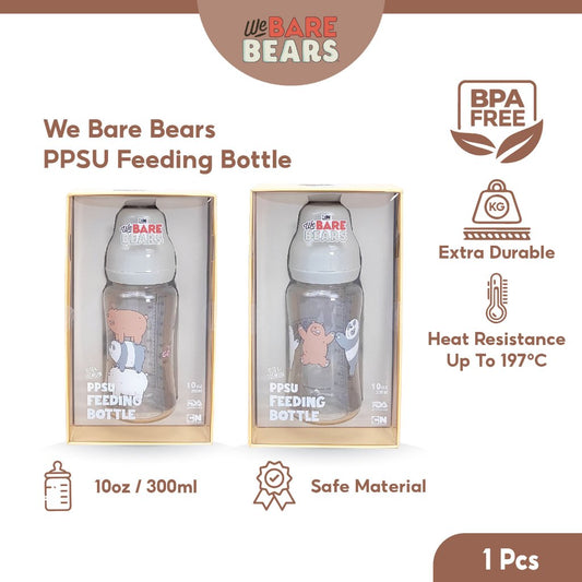 We Bare Bears 10oz/300ml Ultra Premium PPSU Wide Neck Feeding Bottle 30450