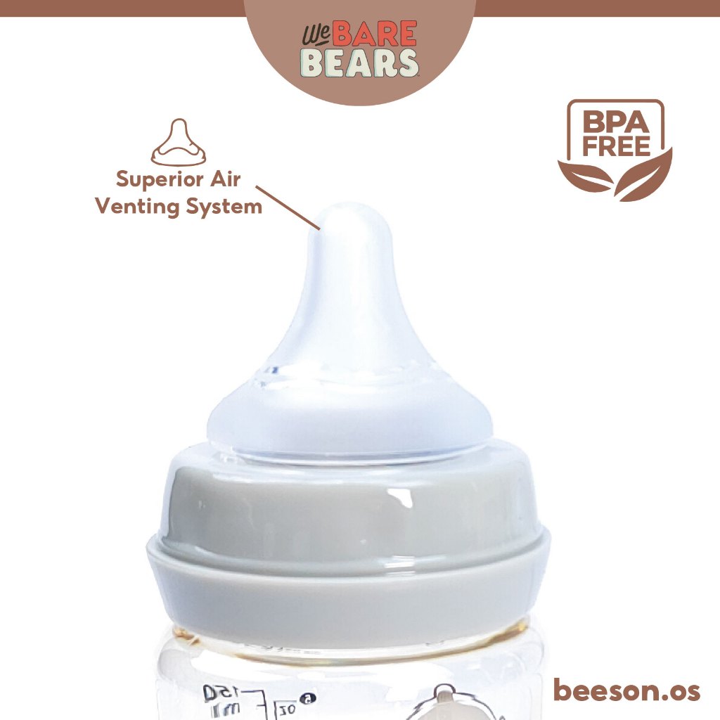 We Bare Bears 5oz/150ml Ultra Premium PPSU Wide Neck Feeding Bottle 30448