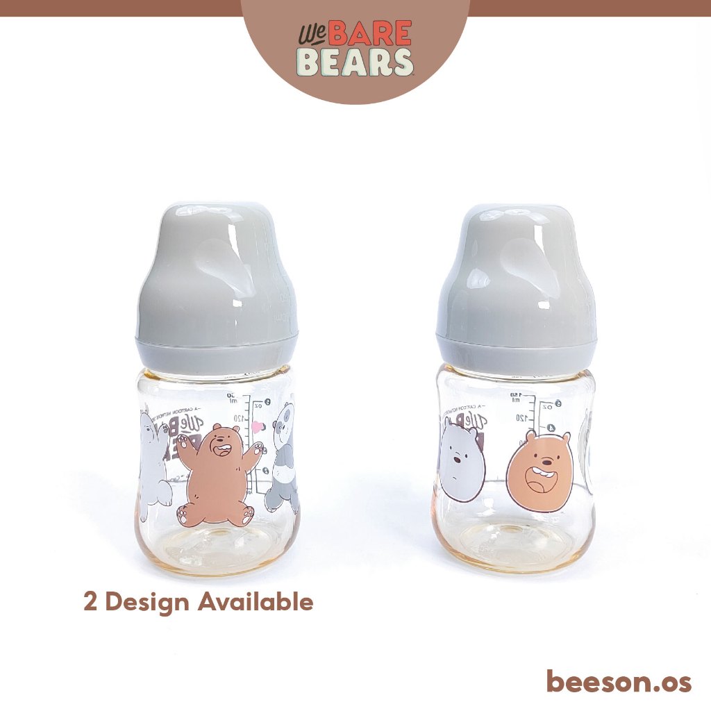 We Bare Bears 5oz/150ml Ultra Premium PPSU Wide Neck Feeding Bottle 30448