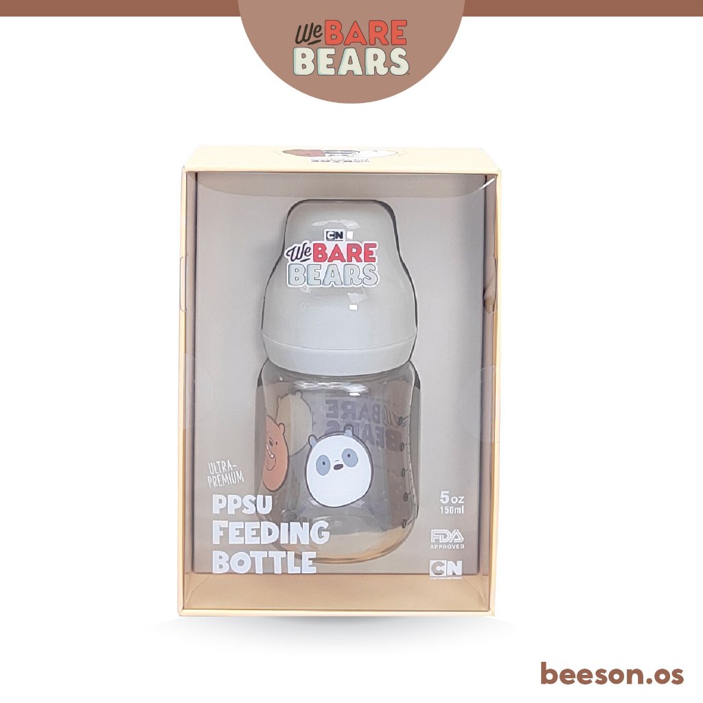 We Bare Bears 5oz/150ml Ultra Premium PPSU Wide Neck Feeding Bottle 30448