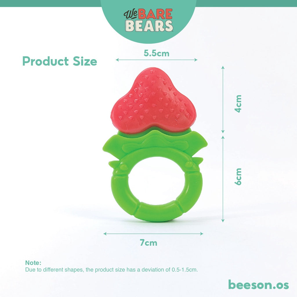 We Bare Bears Fruit Silicone Baby Teether 30480