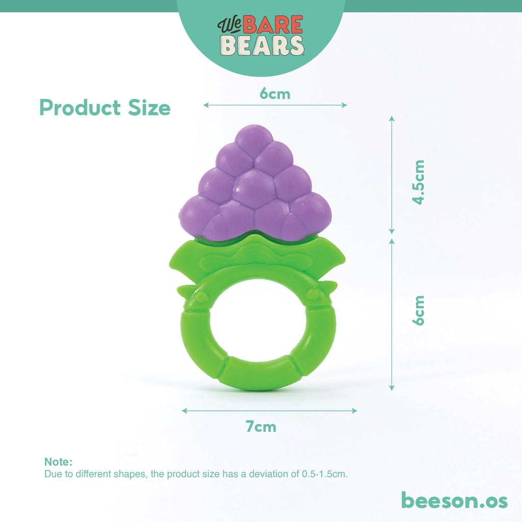 We Bare Bears Fruit Silicone Baby Teether 30480