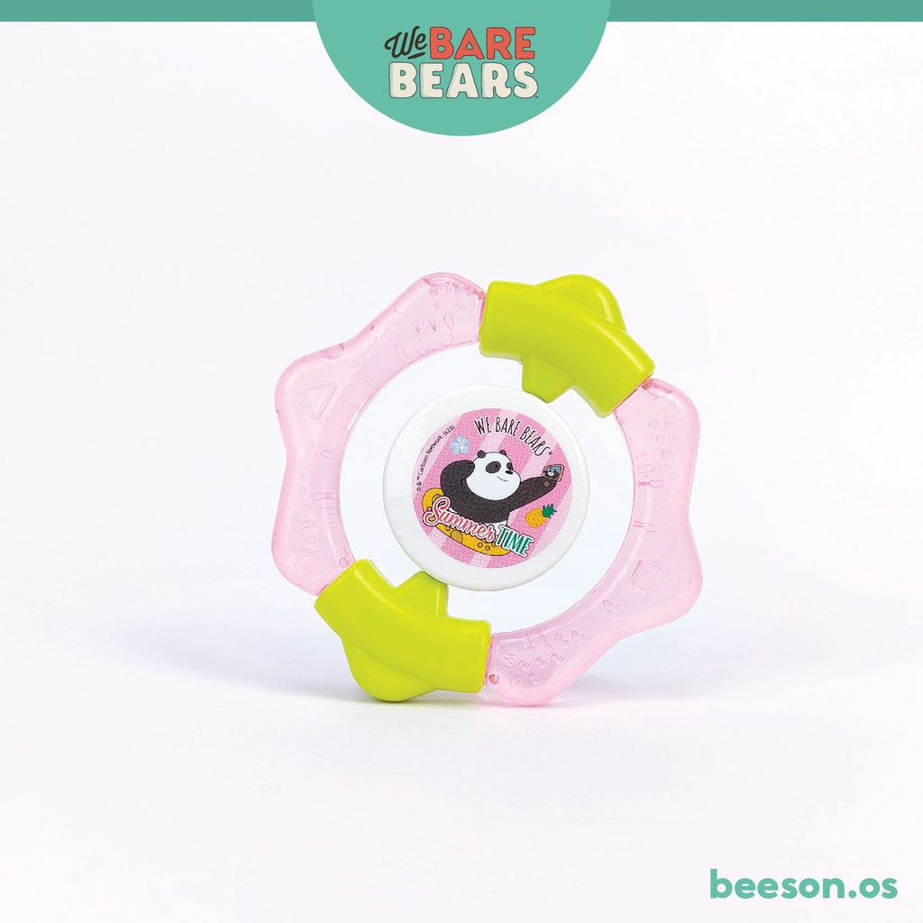 We Bare Bears Water Filled Baby Teether Rattle 30479