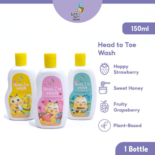 Beeson Kids Head To Toe Wash (150ml) 22110 22210 22310