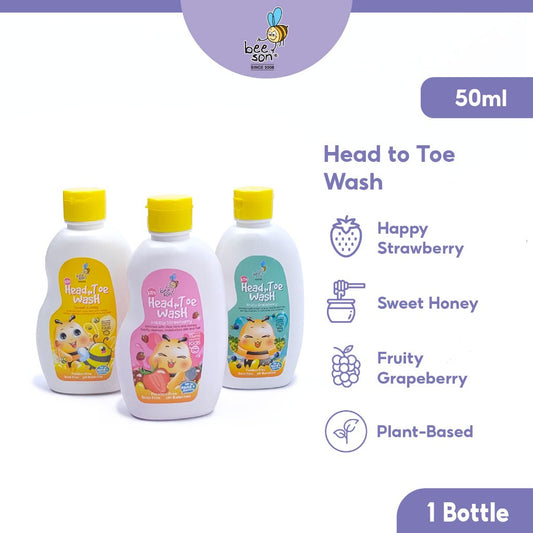 Beeson Kids Head To Toe Wash (50ml) 22100 22200 22300