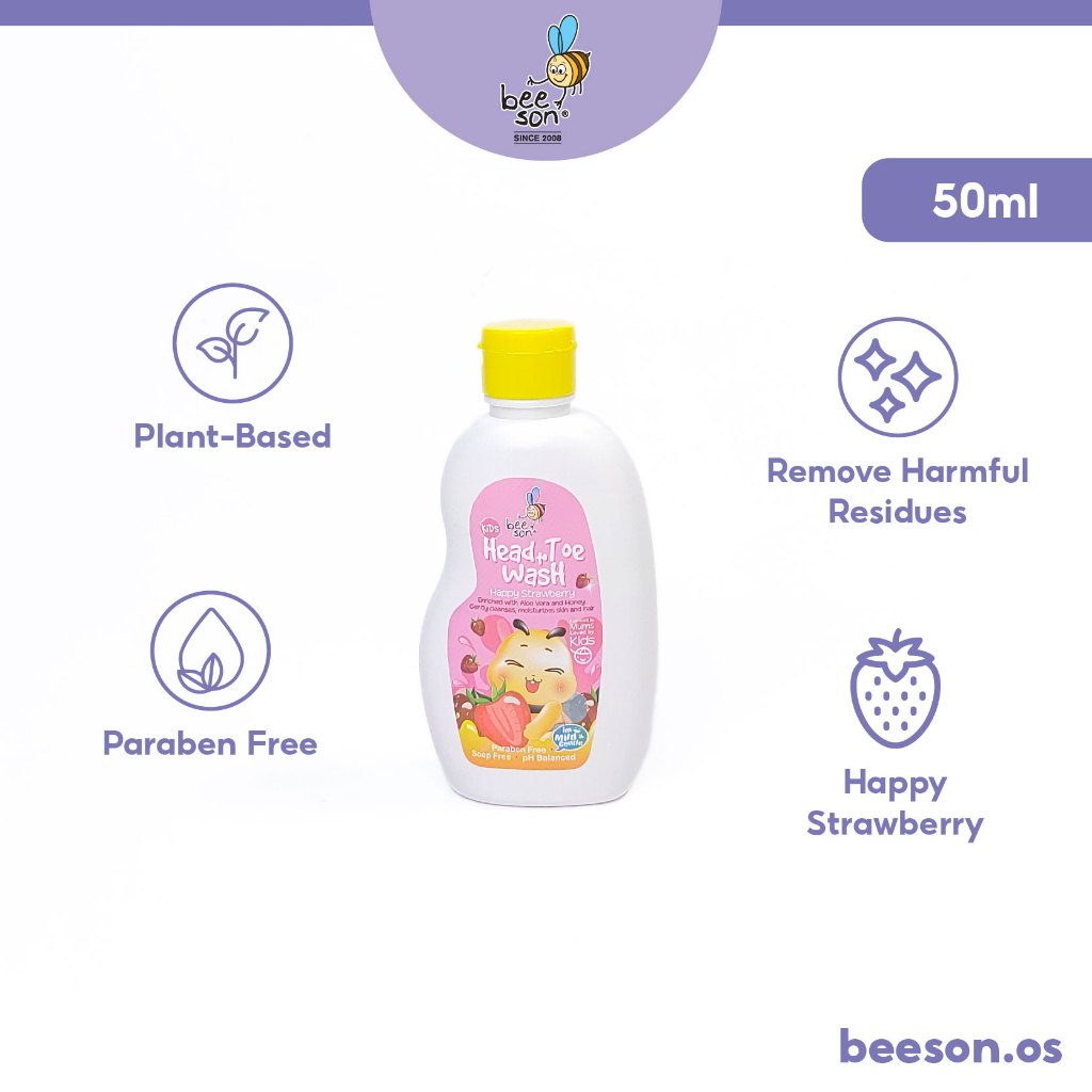 Beeson 4in1 Toiletries Travel Set (50ml) 23000A 23000B