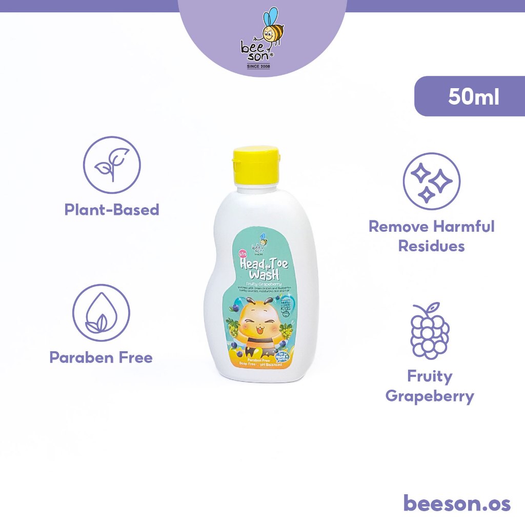 Beeson 4in1 Toiletries Travel Set (50ml) 23000A 23000B