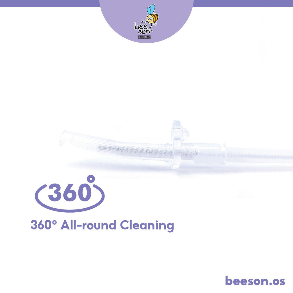 Beeson 2in1 Stainless Steel Straw Cleaning Brush 11250