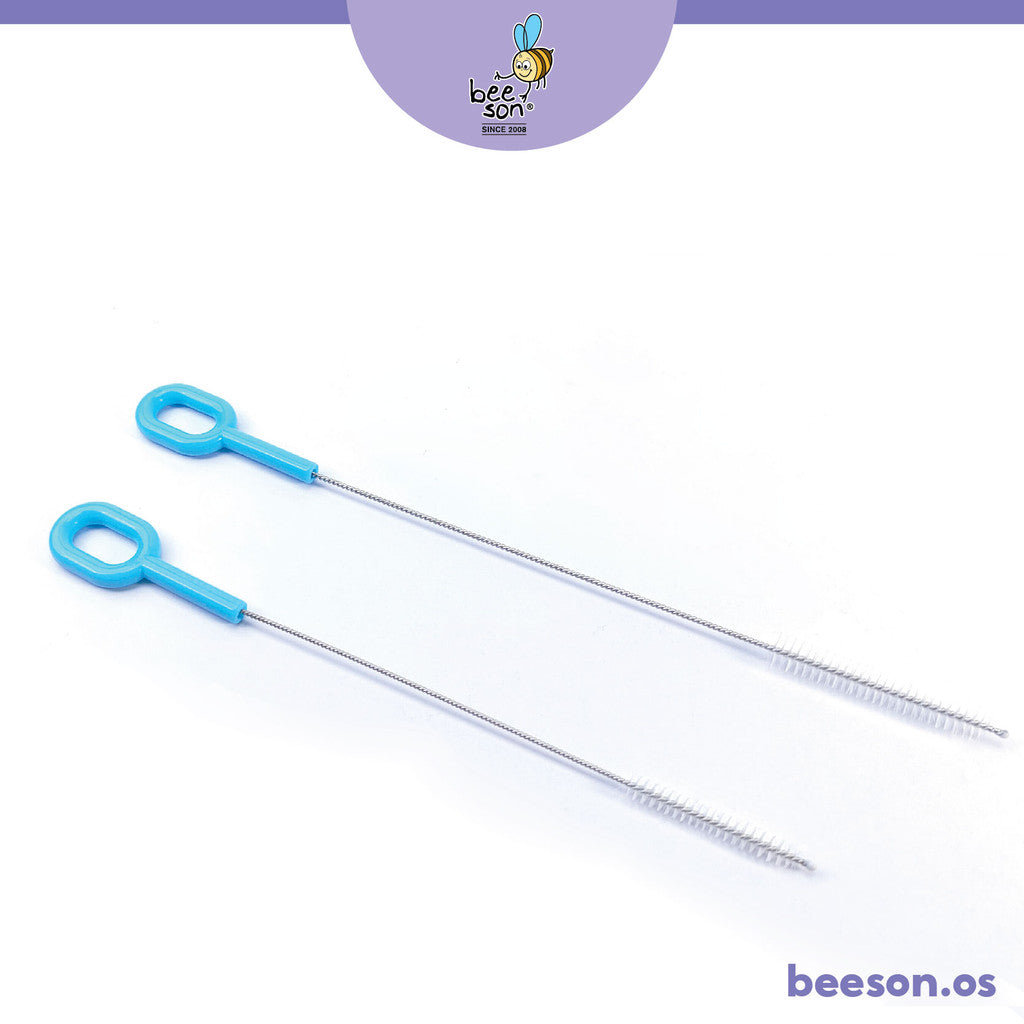 Beeson 2in1 Stainless Steel Straw Cleaning Brush 11250