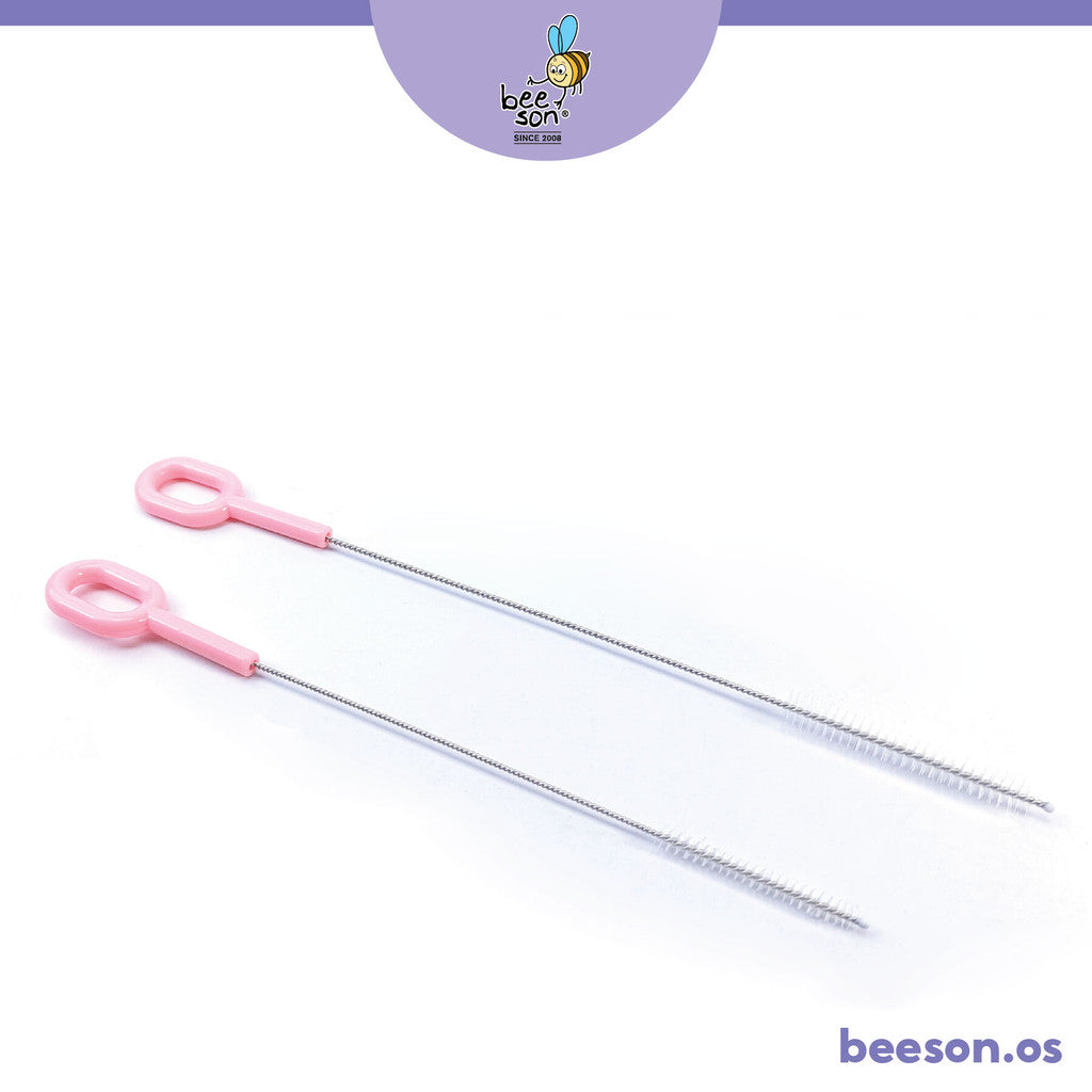 Beeson 2in1 Stainless Steel Straw Cleaning Brush 11250