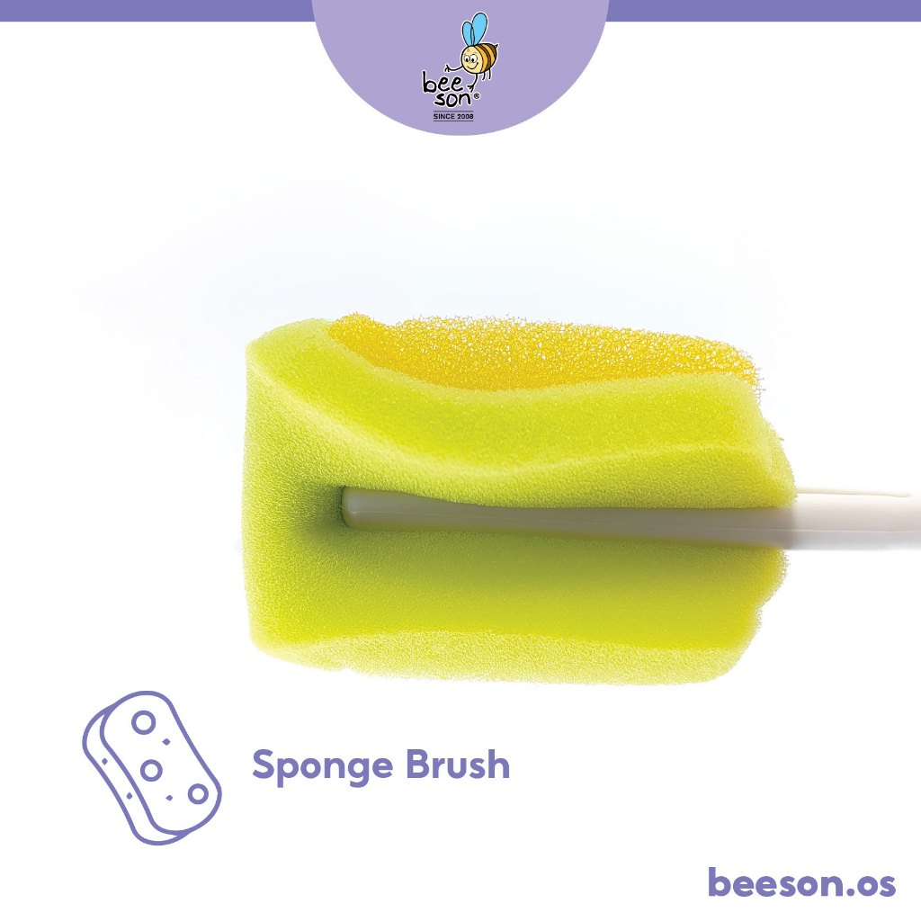 Beeson 2in1 Bottle & Teats Cleaning Sponge Brush 11243