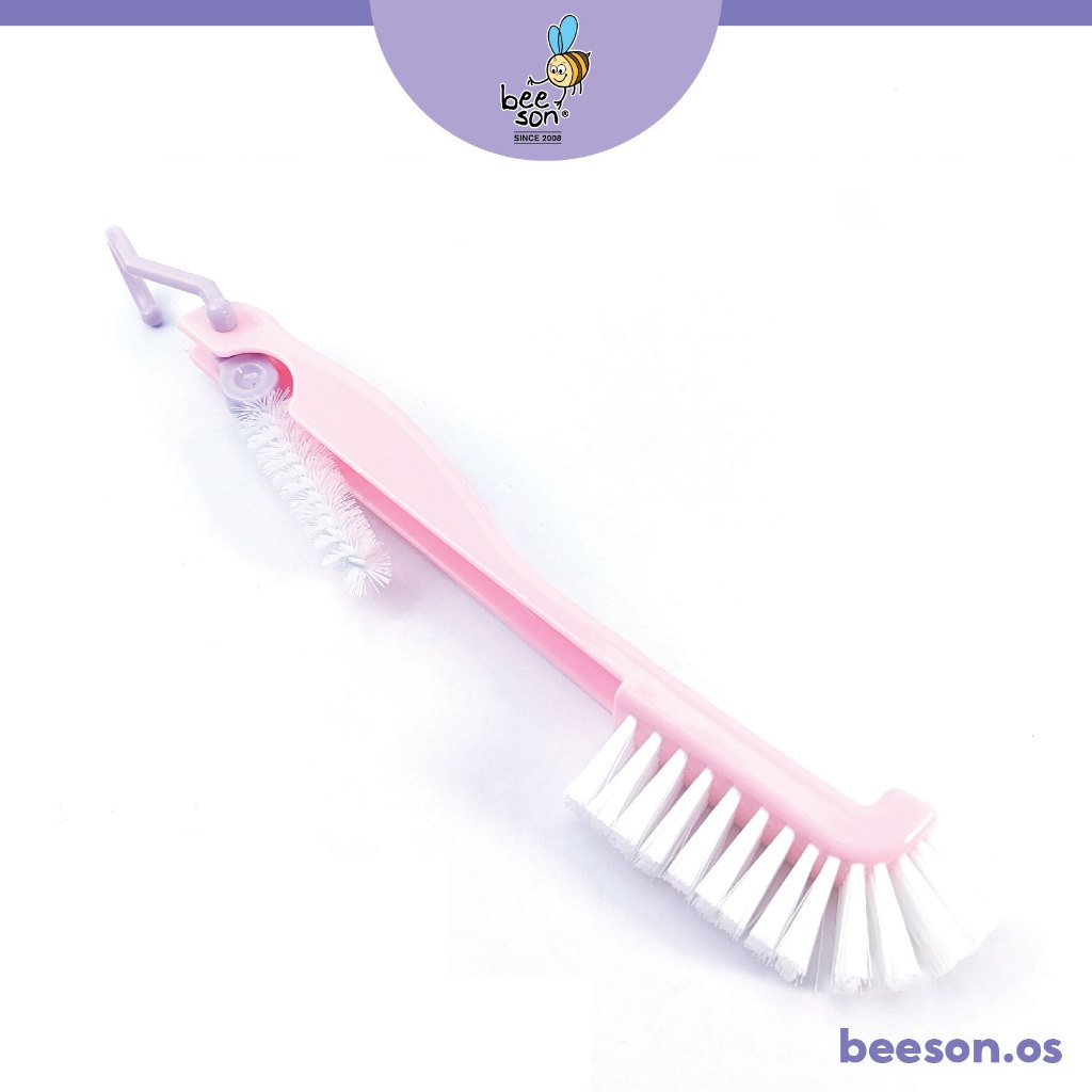 Beeson 2in1 Foldable Baby Bottle & Teats Cleaning Brush 11251