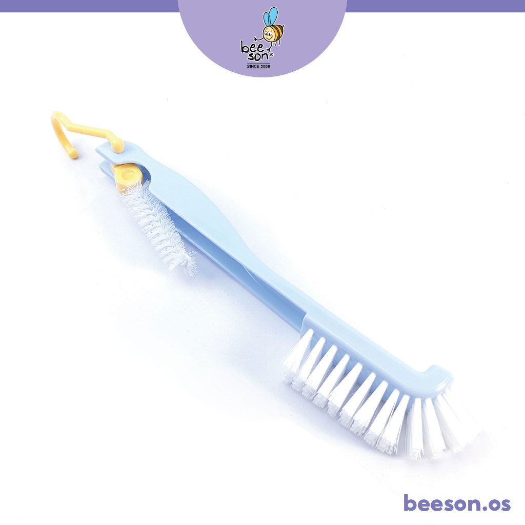 Beeson 2in1 Foldable Baby Bottle & Teats Cleaning Brush 11251