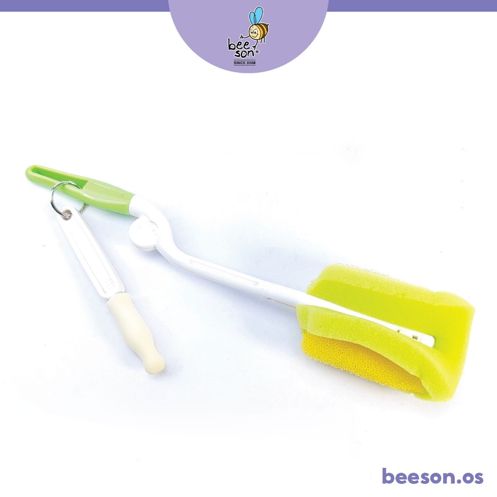 Beeson 2in1 Bottle & Teats Cleaning Sponge Brush 11243