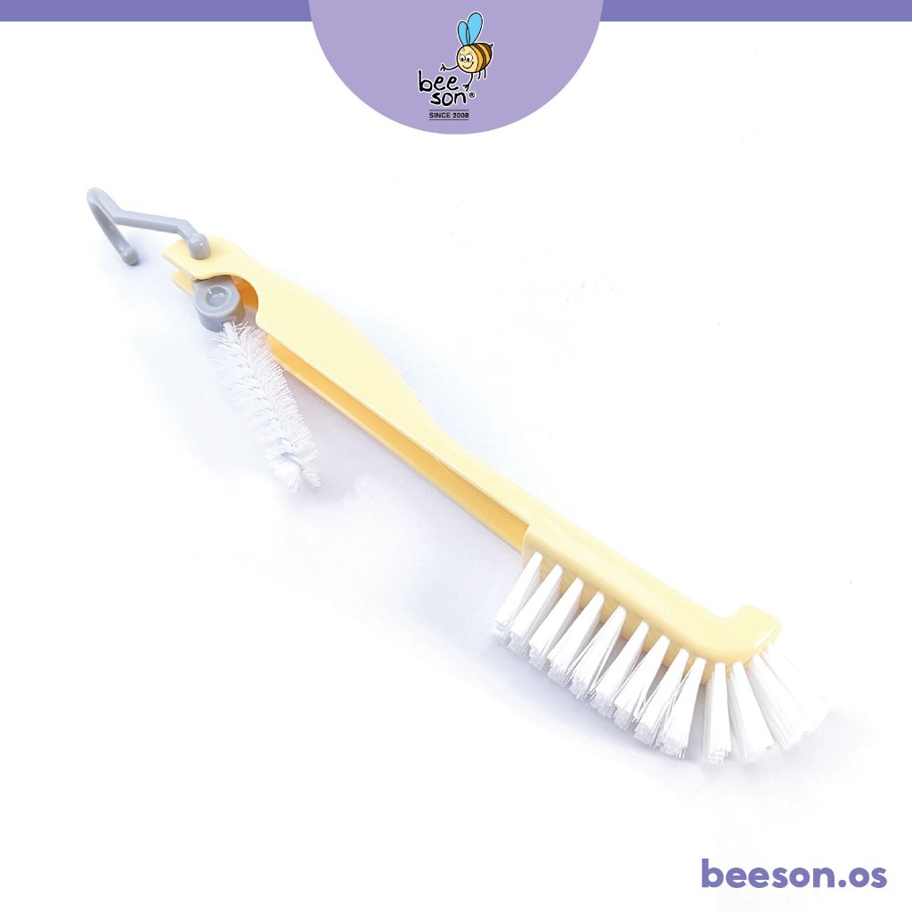 Beeson 2in1 Foldable Baby Bottle & Teats Cleaning Brush 11251