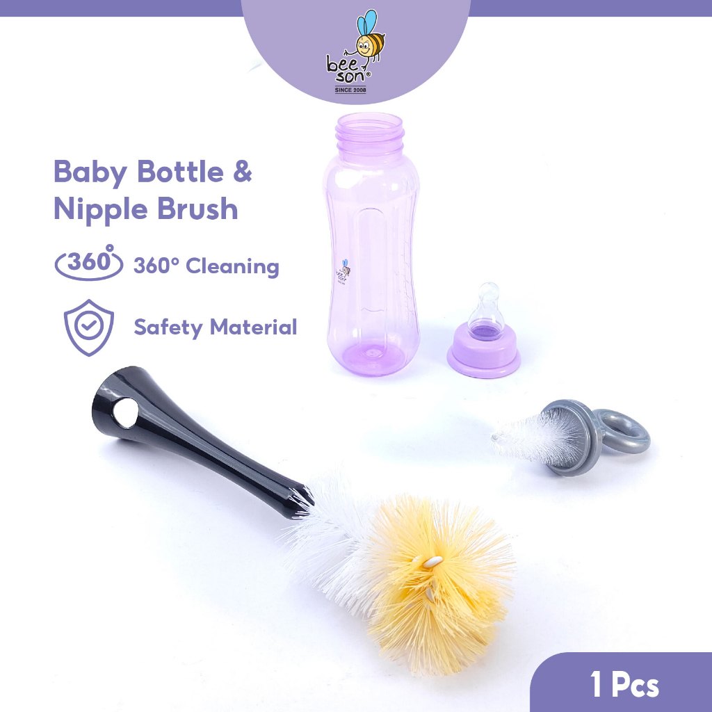 Beeson 2in1 Baby Bottle & Teats Cleaning Brush 11248