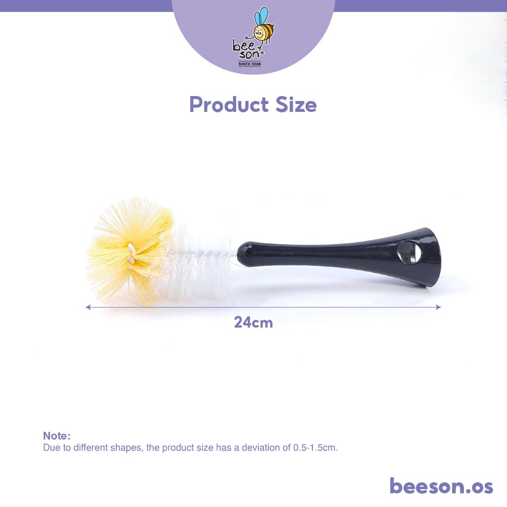 Beeson 2in1 Baby Bottle & Teats Cleaning Brush 11248