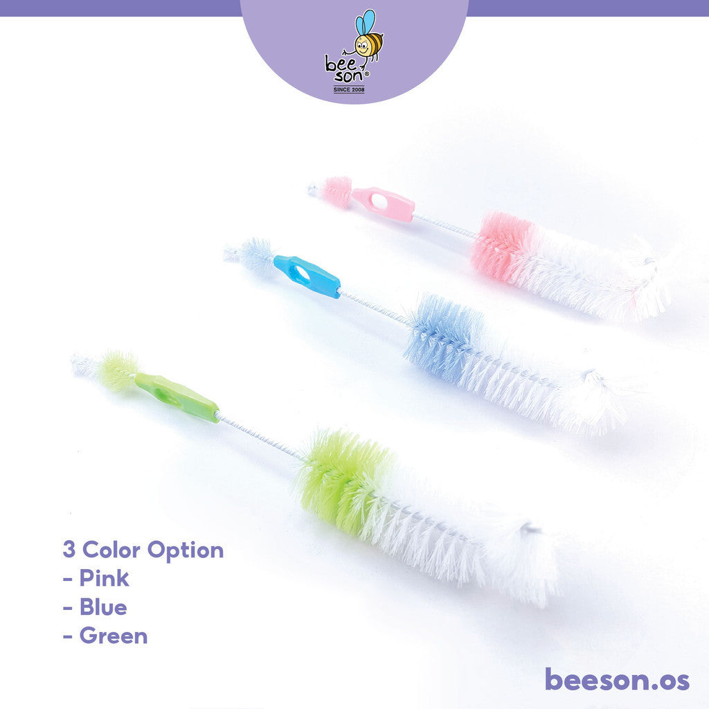 Beeson 2in1 Baby Bottle & Teats Cleaning Brush 11235