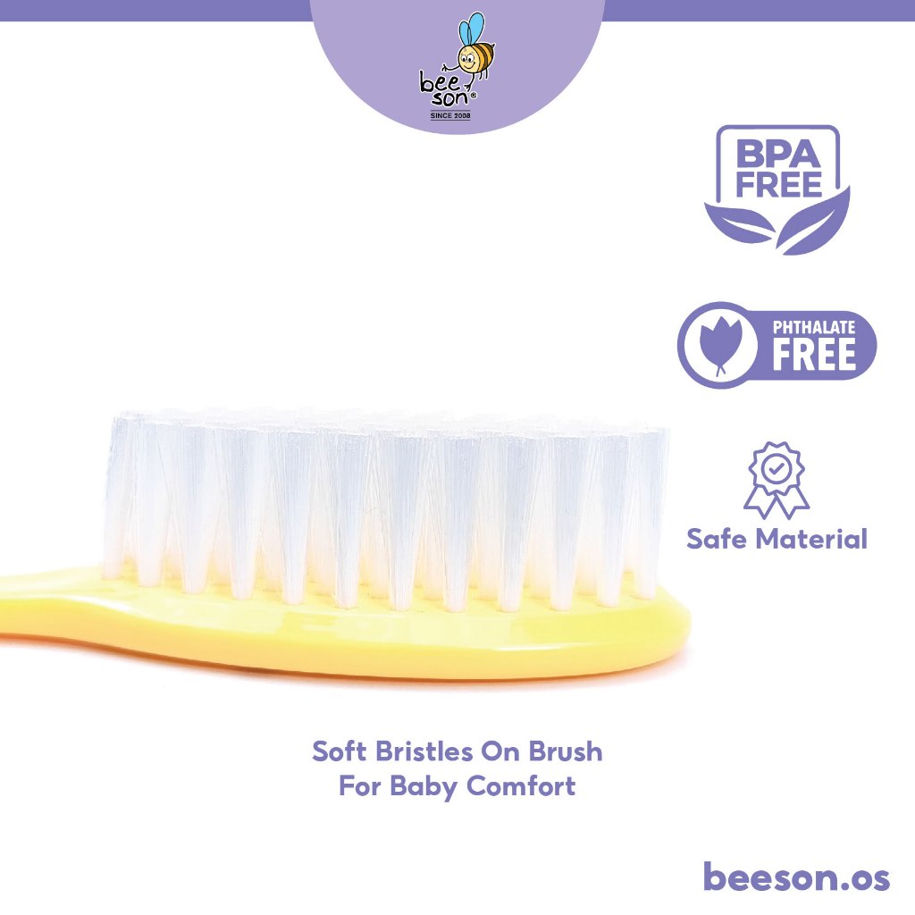 Beeson 2in1 Baby Hair Brush & Comb Set 81225