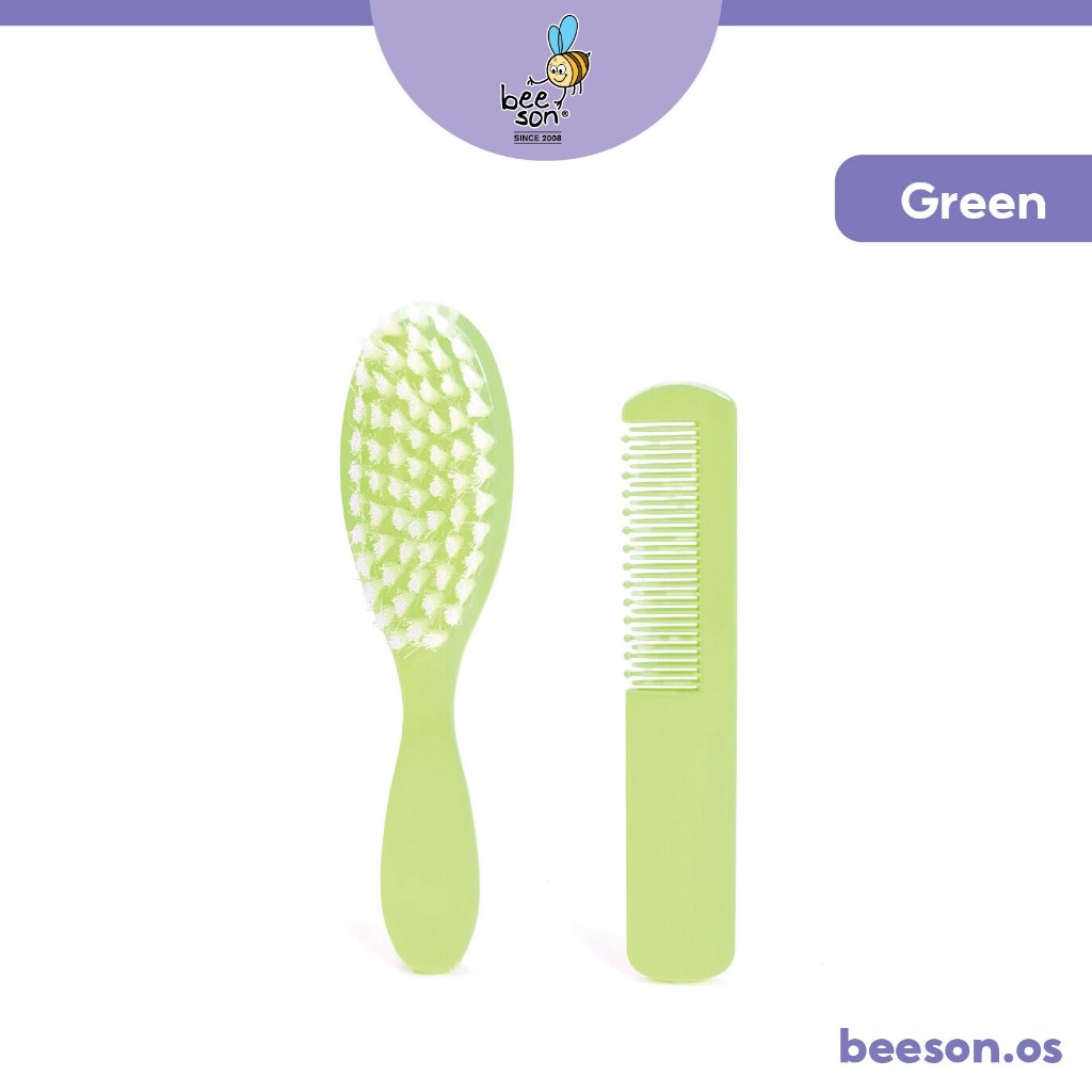 Beeson 2in1 Baby Hair Brush & Comb Set 81225