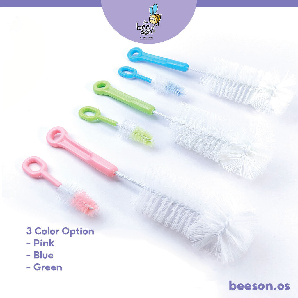 Beeson 2in1 Baby Bottle & Teats Cleaning Brush 11231