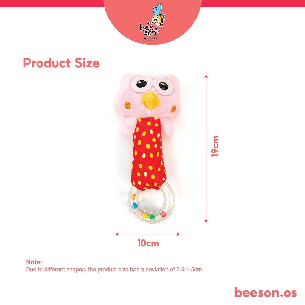 Beeson Baby Cute Animal Rattle Toys 83061 83063