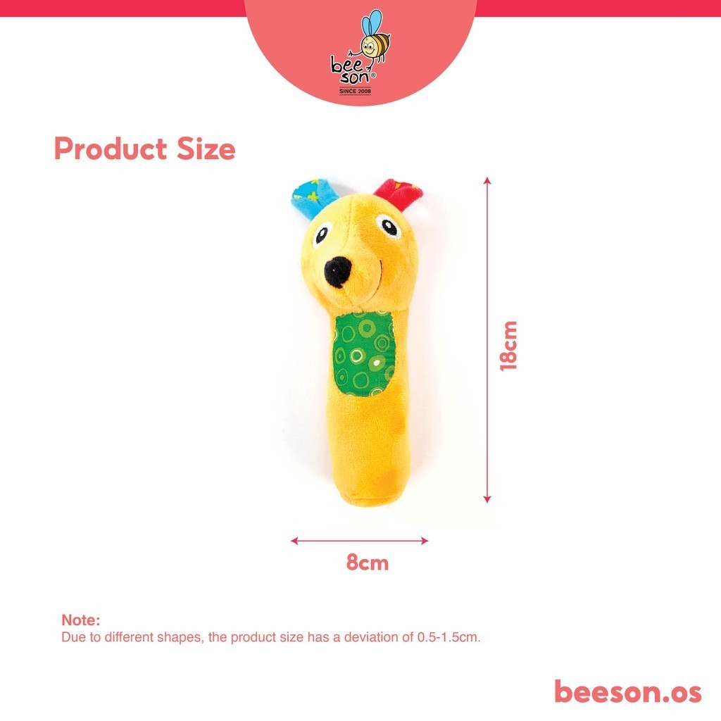 Beeson Baby Cute Animal Rattle Toys 83061 83063