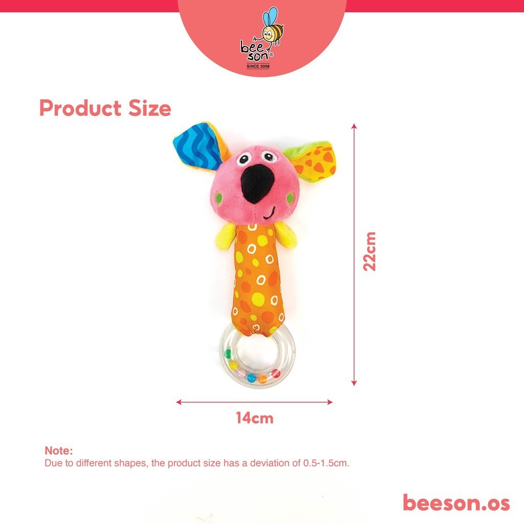 Beeson Baby Cute Animal Rattle Toys 83061 83063