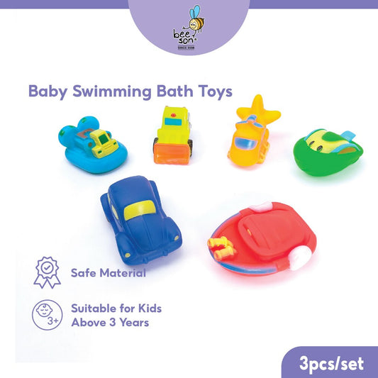 Beeson 3pcs Kids & Baby Floating Bath Toys 83002