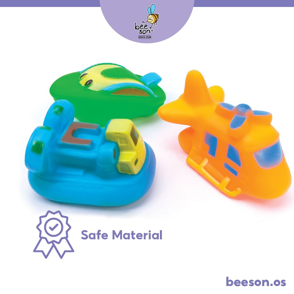 Beeson 3pcs Kids & Baby Floating Bath Toys 83002