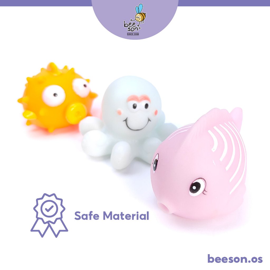 Beeson 6pcs Kids & Baby Floating Bath Toys 83005