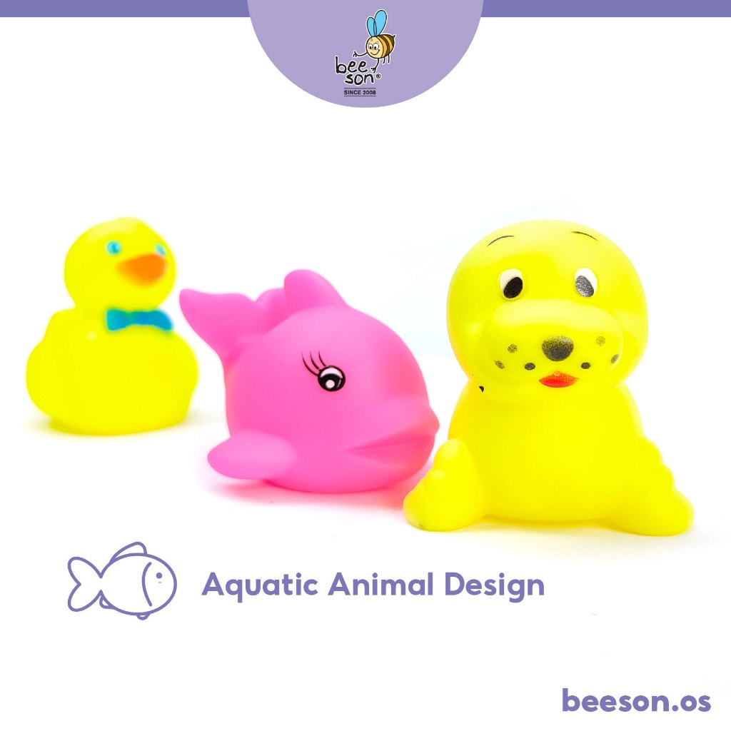 Beeson 6pcs Kids & Baby Floating Bath Toys 83005