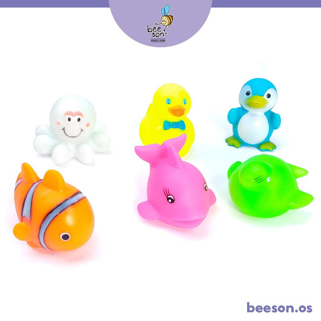 Beeson 6pcs Kids & Baby Floating Bath Toys 83005