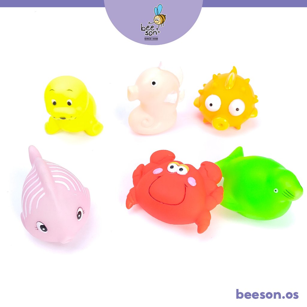 Beeson 6pcs Kids & Baby Floating Bath Toys 83005