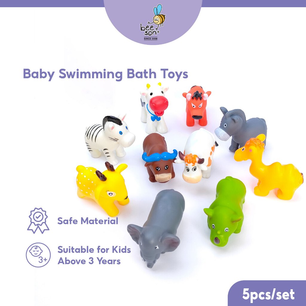 Beeson 5pcs Kids & Baby Floating Bath Toys 83012