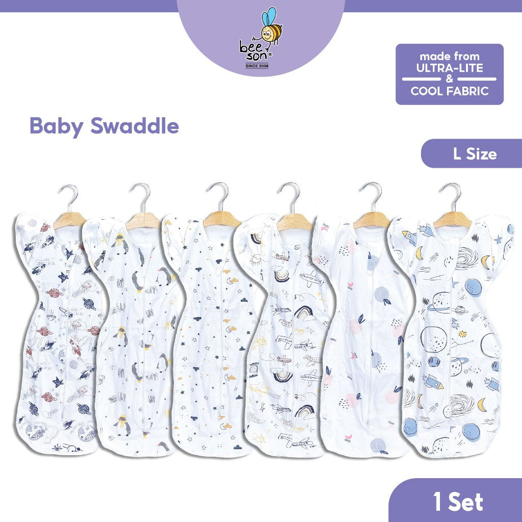 Beeson Newborn Baby Dual Zipped Swaddle 10699