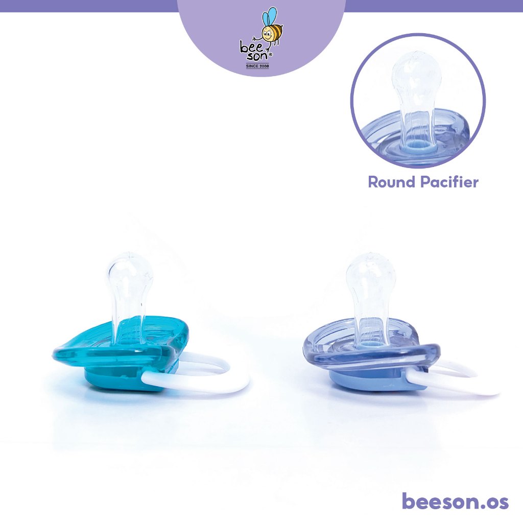 Beeson Soft Silicone Round Head Baby Soother 80261B