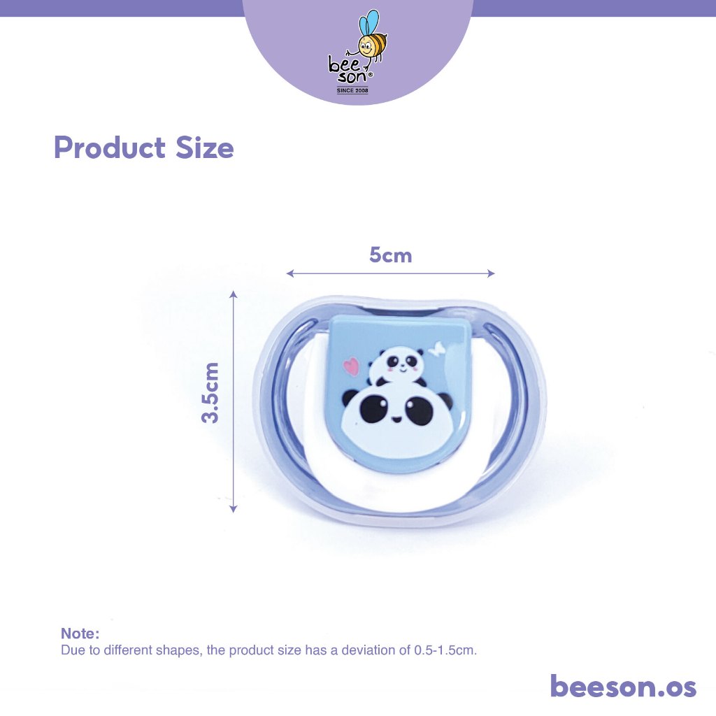 Beeson Soft Silicone Round Head Baby Soother 80261B