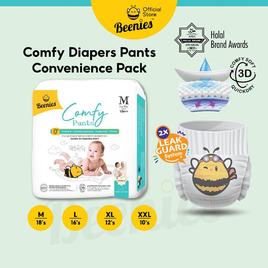 Beenies Diapers Baby Comfy Pants Convenience Pack