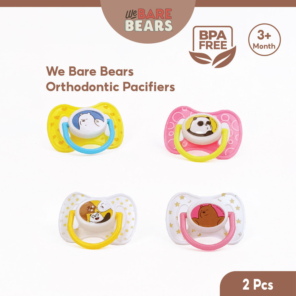 We Bare Bears Silicone Orthodontic Baby Soother (2 Pcs) 30447