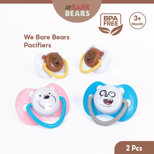 We Bare Bears Silicone Orthodontic Baby Soother (2 Pcs) 30446