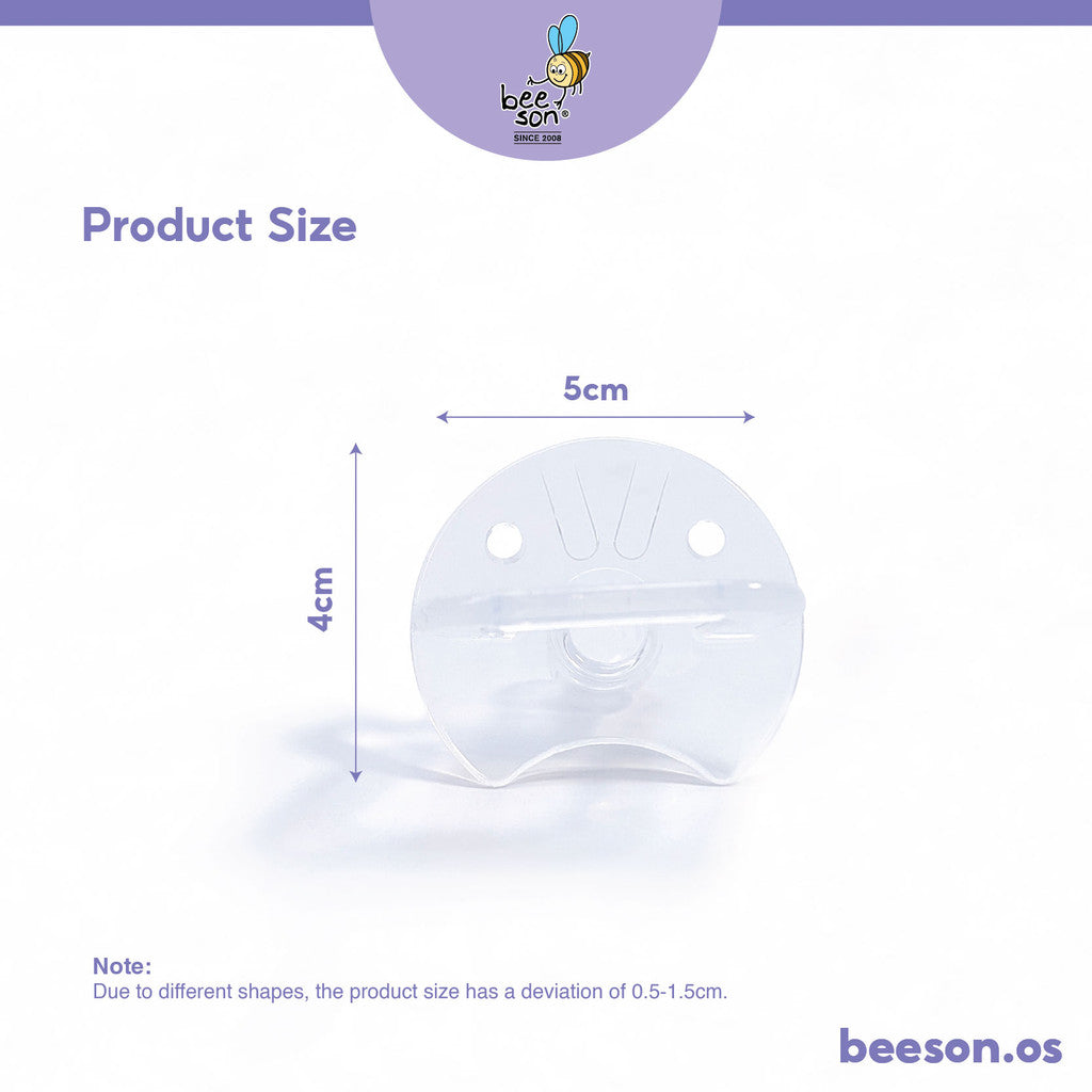 Beeson Soft Silicone Round Head Soother 80133