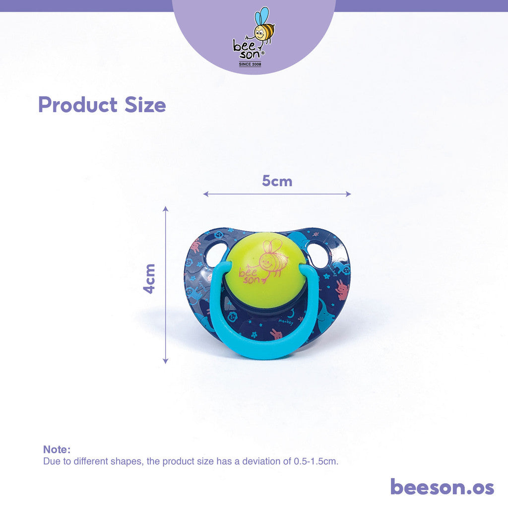 Beeson Silicone Orthodontic Baby Soother (2 Pcs) 80385A/80385B